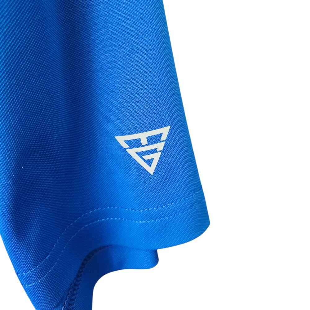 MAELREG Performance Polo Shirt Blue XL Golf‎ Athletic Short Sleeve Button Up Top - Picture 7 of 10